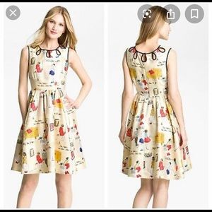 Kate Spade fit-n-flare party dress